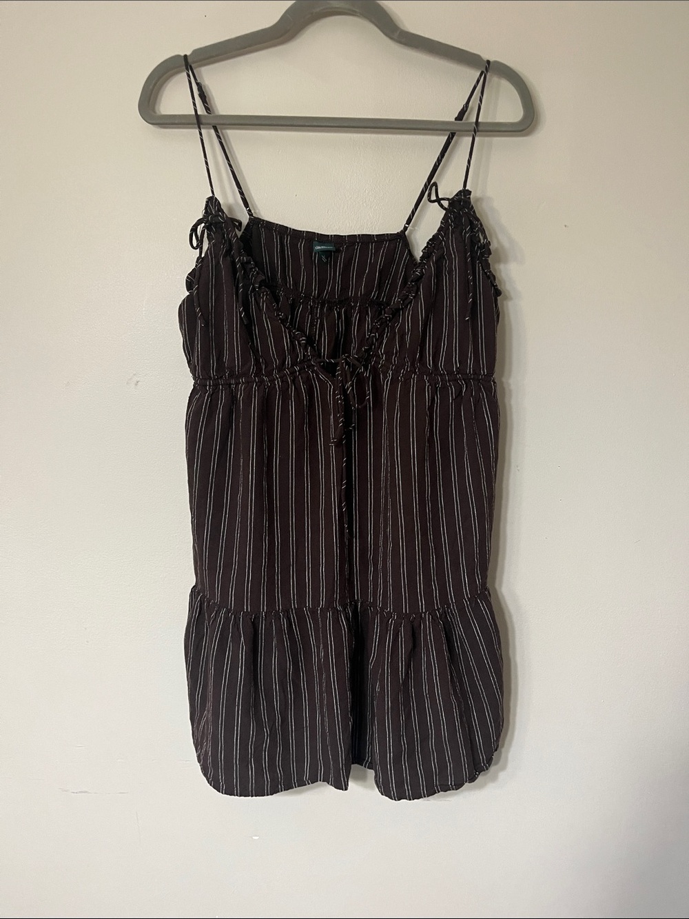 wild fable Brown & White Striped Mini Dress